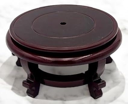 Wooden Fishbowl Display Vase Pot Planter Stand Plant Pot Display Stand (7.50)