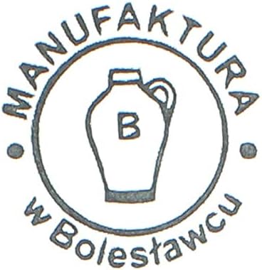 Blue Rose Polish Pottery - Blue Brienna Dessert Plate - 7" Diameter - Beautiful Plate for Cake, Appetizers, or Snacks