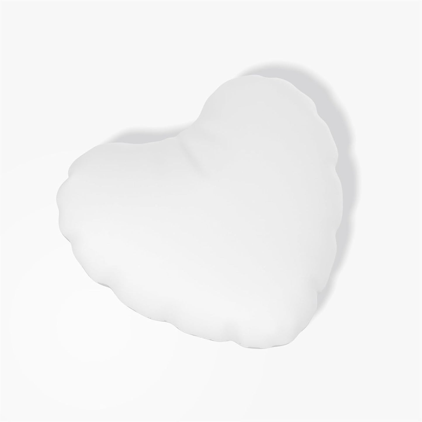 Heart Pillows, Cute Soft Room Decor Ruffled with Bow Love Heart Shape Throw Pillows Sofa Cushion Pillow for Living Room Bed Chair Car Decoration, Turquoise