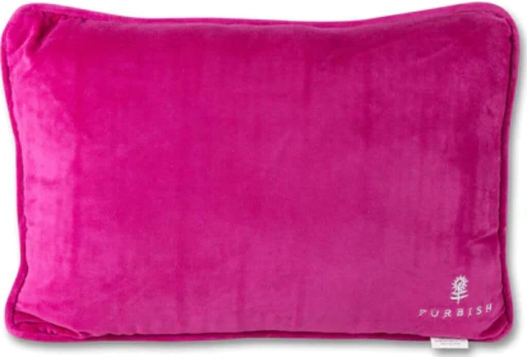 FURBISH Needlepoint Decorative Throw Pillow - Not My Circus Not My Monkeys, Small Embroidered Accent Pillow for Bed, Chair, Couch, Sofa, Eclectic Home Decor, 10" x 14"