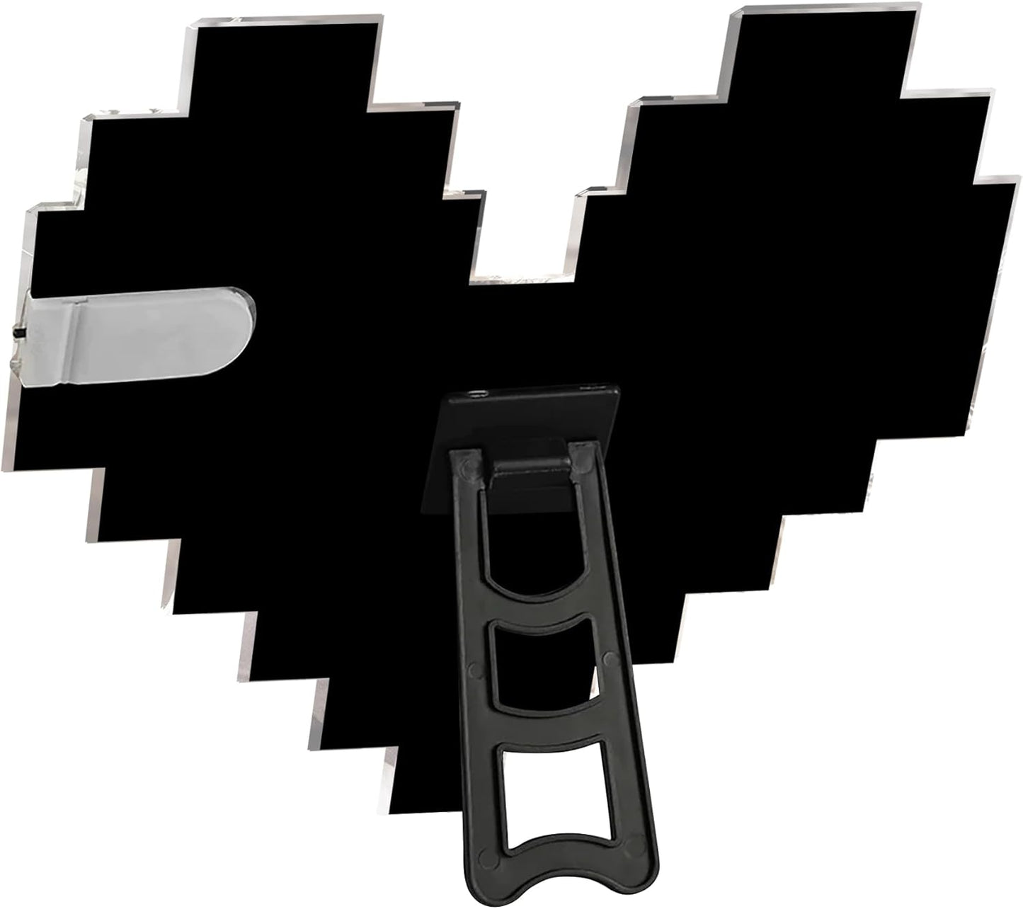 Heart Picture Frames Collage with custom 15 photo Wall Hanging Picture Frame with Led Light, Multi Photo Frame Collage for Family Pictures Wall Decor Gift For Mom Dad Father Lover Wife (15photo +dad)