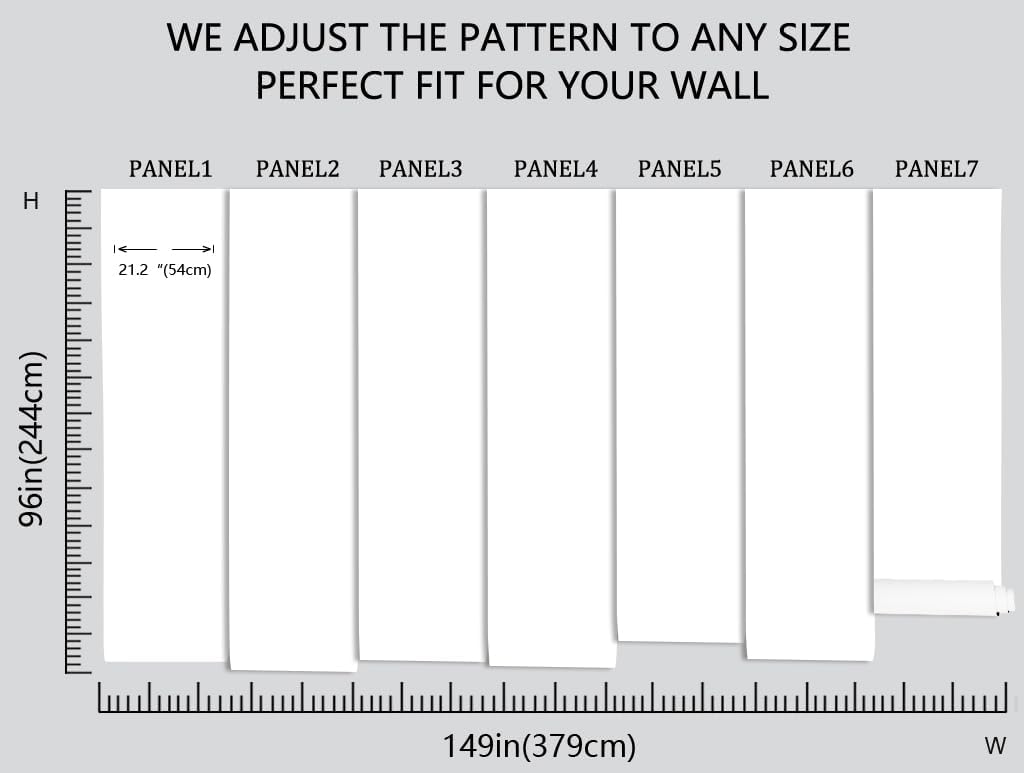 Fantasy Forest Wallpaper, Large Wall Background Mural for Living Room Sofa Background Wall Mural(Non-self-Adhesive)