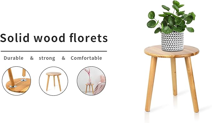 Plant Stand stool for Plant Small Plants Stand - Plant Table Mid Century Plant Stands