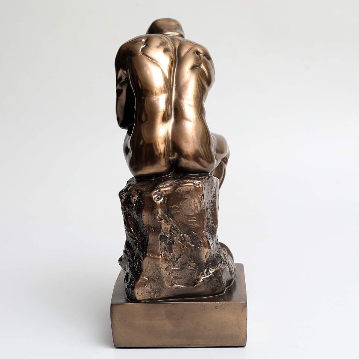 Magicsculp-The Thinker Statue in Premium Cold Cast Bronze 8.8Inch Museum Grade Collectible Figurine-(Medium-Ornaments)
