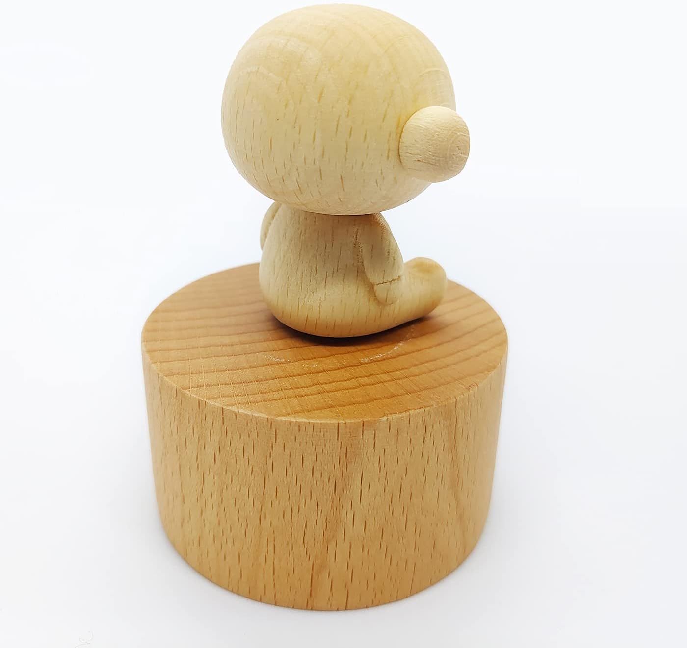 Cute Little Monkey Mini Music Box, Little Animals Wooden Mechanical Music Box, The Music Box Gift That Sings Canon, Best Gift for Boy Girl Friends Singing Music Gift Box