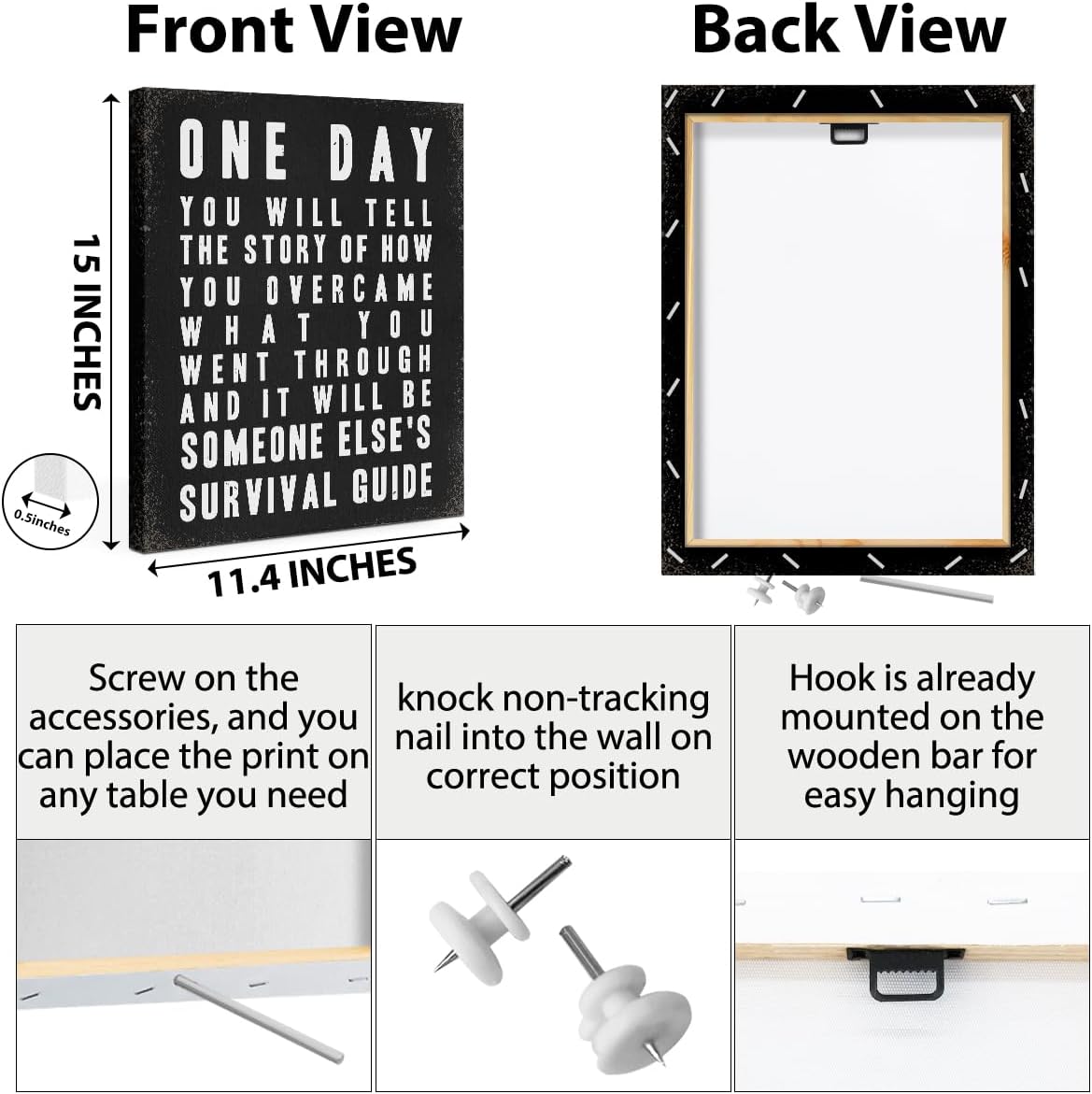 Inspirational Motivational Posters Executive Motivational Quotes Poster Print Phrase Wall Art Positive Quotes, Positive Affirmations Wall Art Decor for Bedroom Classroom Gym Study Office Room