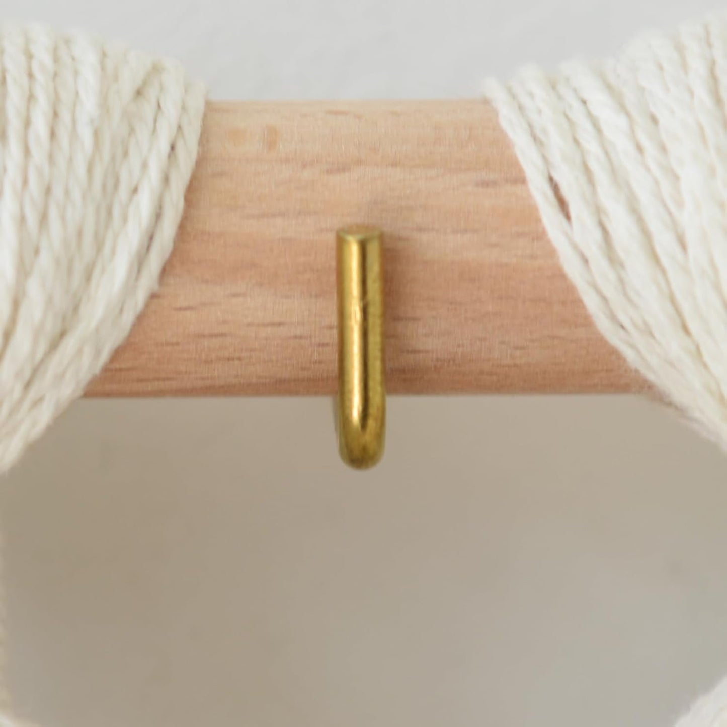 Macrame Wall Hanging with Geometric Yarn Spheres, Handwoven Cotton Tassel Art for Boho Bedroom or Living Room Wall Decor 15.7" W x 19.6" L