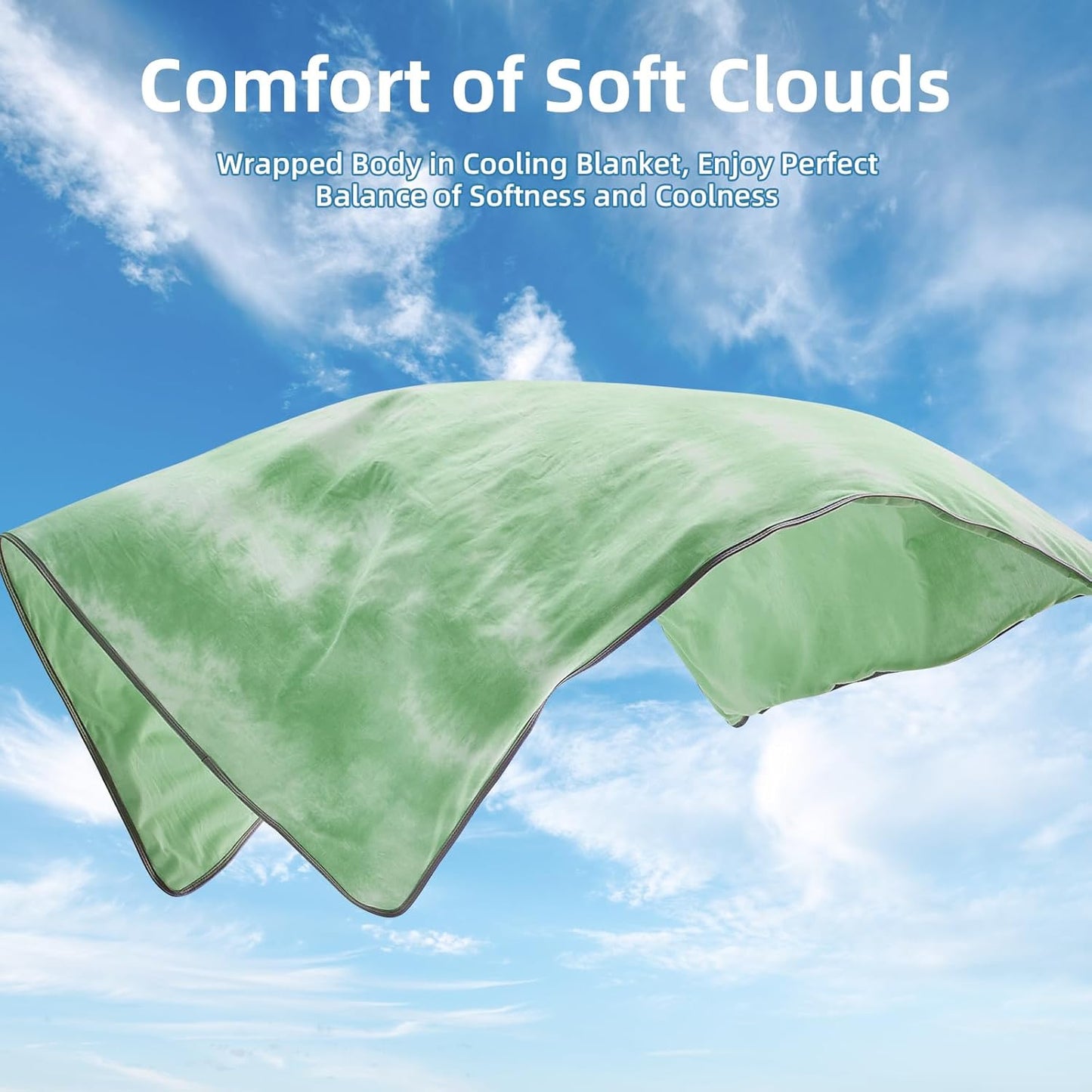 inhand Cooling Blanket King Size (90"x108"), Cooling Blankets for Hot Sleepers, Absorbs Heat to Keep Adults Cool for Summer Nights Sweats, Thin Cold Lightweight Blanket for Couch Bed, All Season Use