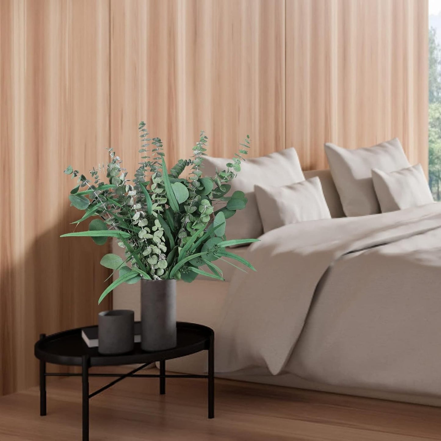 Eucalyptus Stems Mixed Dried Eucalyptus Bundle 15PCS Natural Eucalyptus Stems Greenery Plant for Wedding Bouquet Shower Hanging Home Spring Decoration