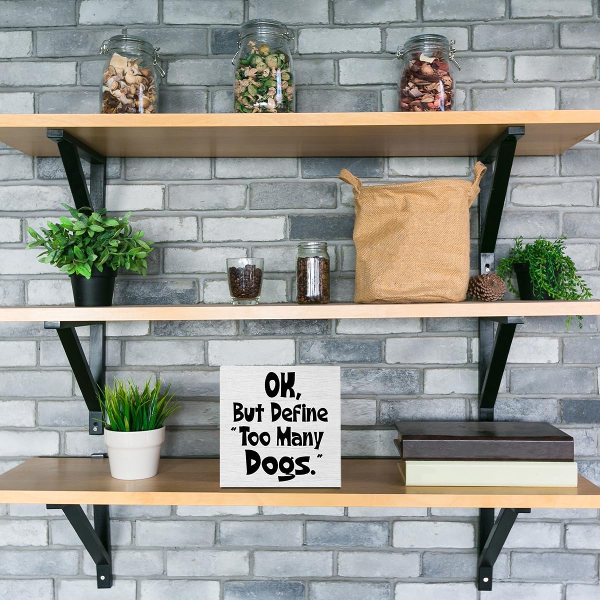 Funny Dog Definition Groomer Vet Pet Dog Gifts Rustic Wooden Box Sign, Desk Decor Office Desk Accessories for Table Shelf Home Farmhouse Bathroom Cubicle Decorations Wood Block Plaque Box Rescue Sign