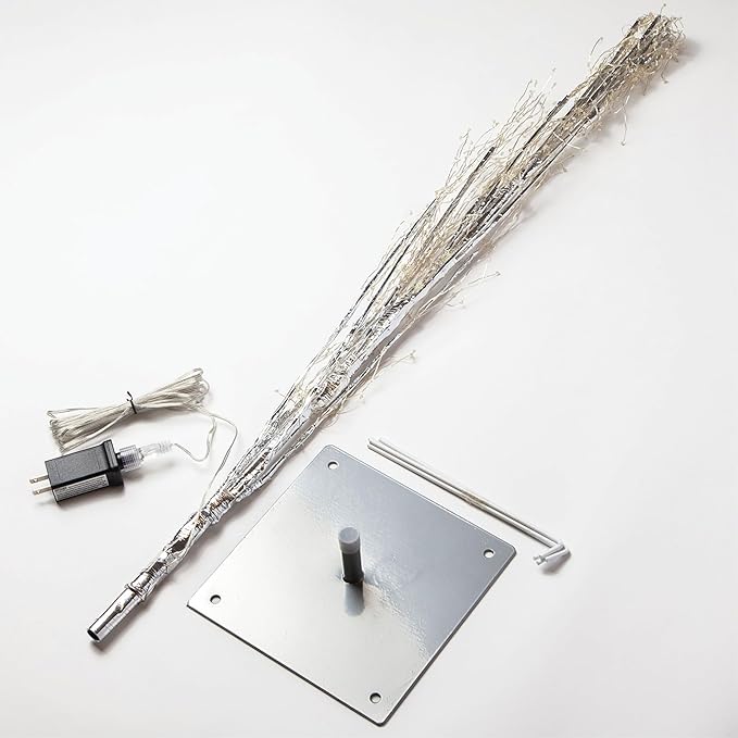 6 Ft Silver Fairy Light Tree Room Décor Bedroom Décor Artificial Tree, 750 Cool White LED Lights