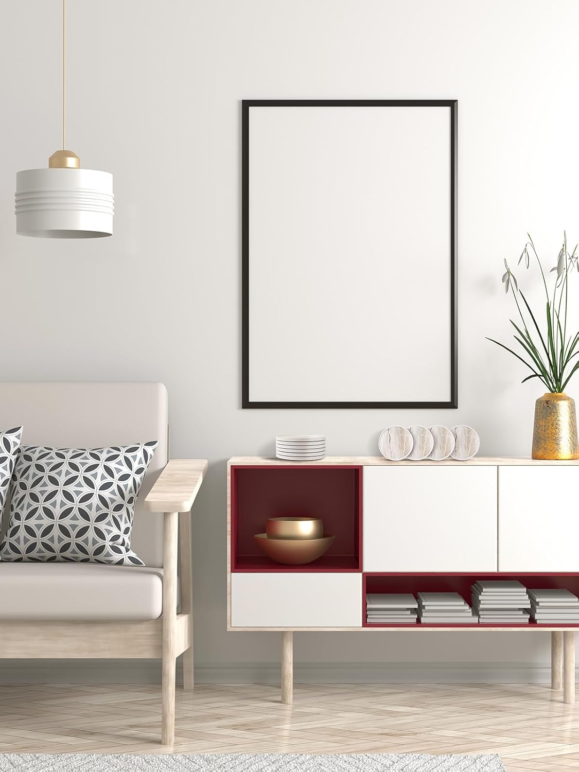 LIFVER Coasters for Coffee Table, Coasters for Drinks Absorbent, Drink Coasters, Housewarming Gift, Home Decor, Set of 6, Farmhouse Coaster Set with Holder, 4 Inches, Sandstone Style