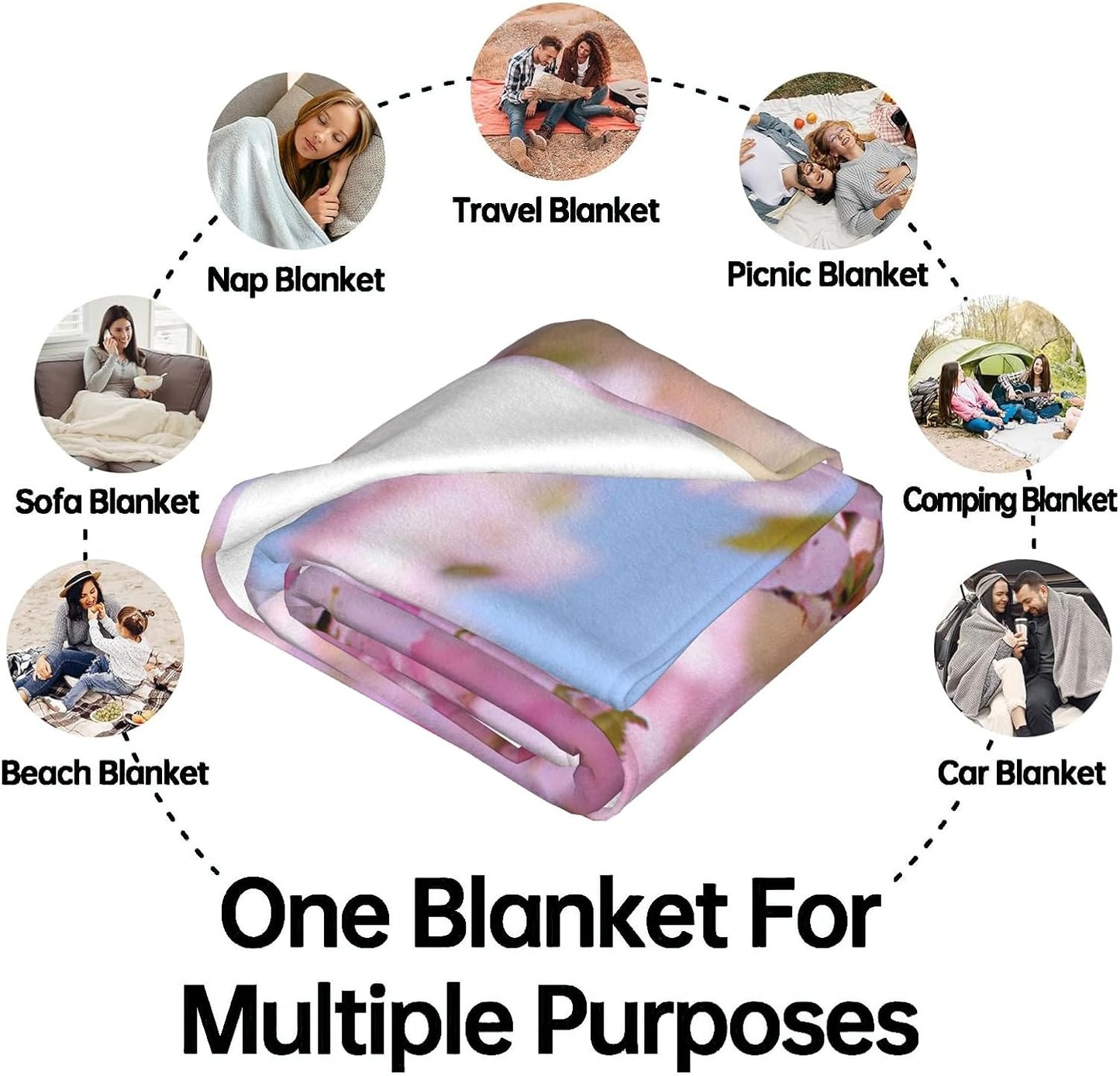 Gingerbread Man Christmas Decorative Throw Blanket,Candy Snowflake Print Decoration,Flannel Winter Pink Blankets for Couch Sofa,Holiday Decor,Xmas Festival Gifts for Girls Kids 40x50 Inch