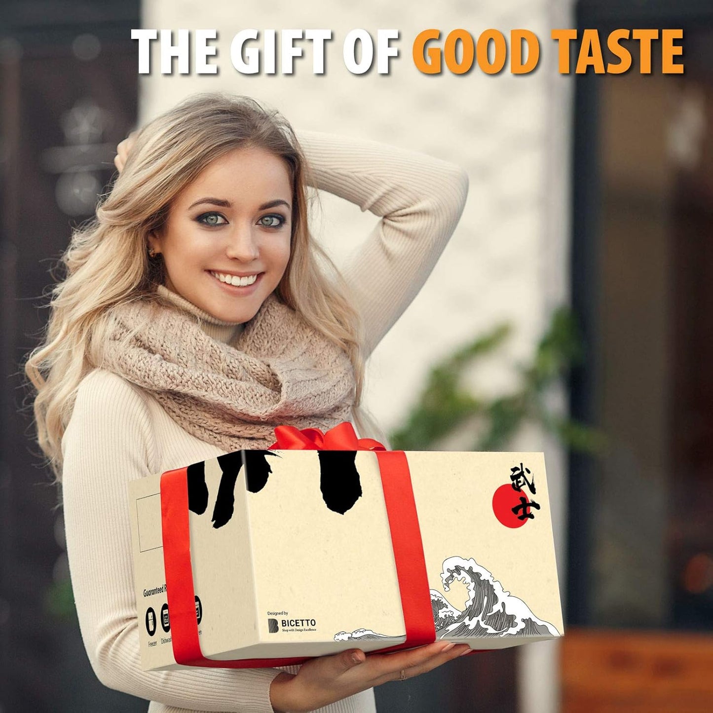 Japanese Ceramic Ramen Bowl Set, 60oz Large Ramen Bowls with Chopsticks, Spoons and Chopstick Rests β Bowl for Ramen, Pho, Salad, Poke, Soup, Udon β Minimalist Design, Premium Quality, White