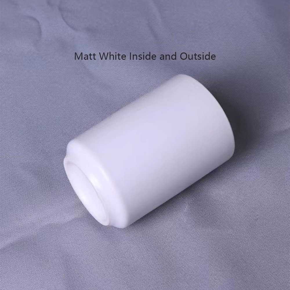 Japanese Style Ceramic Tea Cup, Handleless Ceramic Mug, Matte Glazed Couple Cup, Suitable for Drinking Water, Tea, Coffee (White)