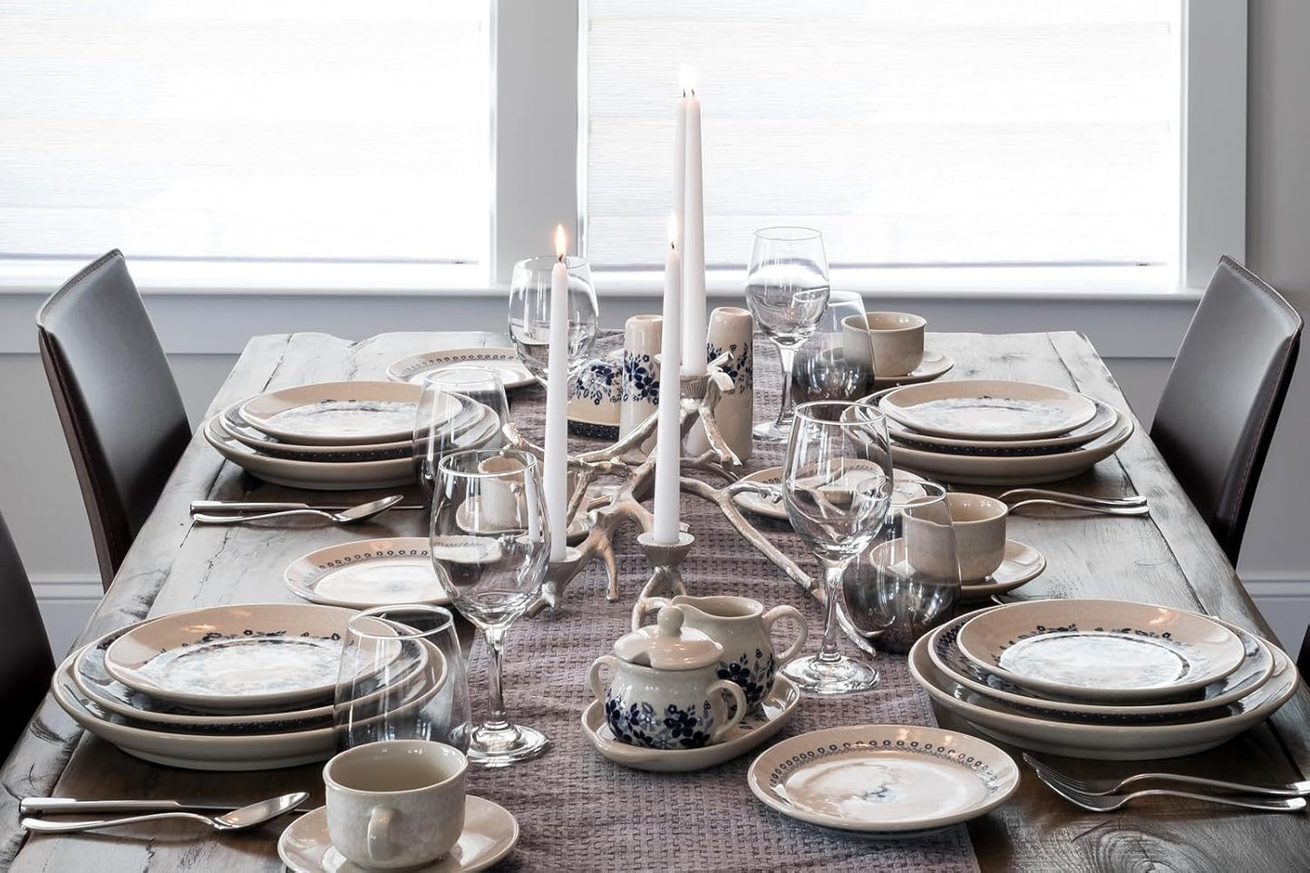 Blue Rose Polish Pottery - Blue Christiana Dessert Plate - 7" Diameter - Beautiful Plate for Cake, Appetizers, or Snacks