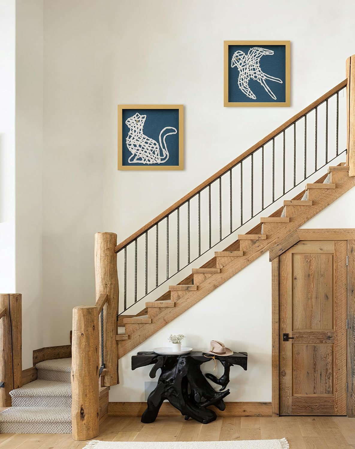 FOLKOR Framed Paper Wall Art Decor for Nursery Bedroom, 12" 3D Handmade Bird Swallow Wall Sculpture Shadow Box Art, Cute Animal Artwork Unique Gift for Boys Girls Birthday Graduation