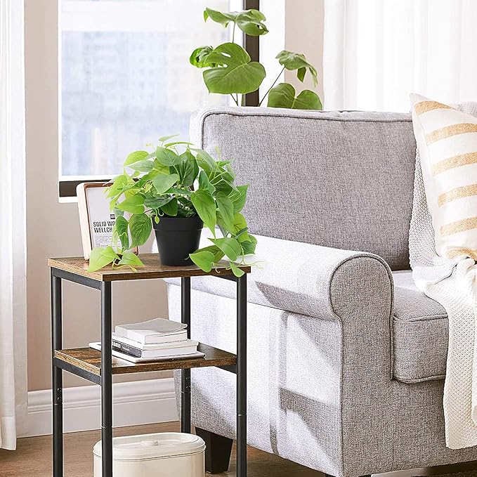 2 Pack Fake Plants Decor, Artificial Plants for Home Decor Indoor, Fake Ivy Potted Plants for Shelf Decor Realistic Faux Plants Indoor with Pot for Home Living Room Bedroom Office Decoration