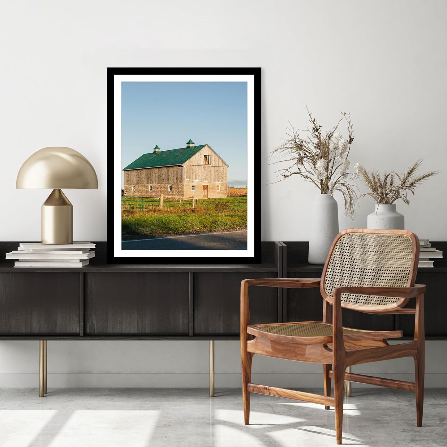 iRahmen 22x28 Poster Frame Set of 2 with Plexiglass, Black Wood Picture Frames for Wall Mounting Display Picture 18x24 with Mat or 22 x 28 Without Mat