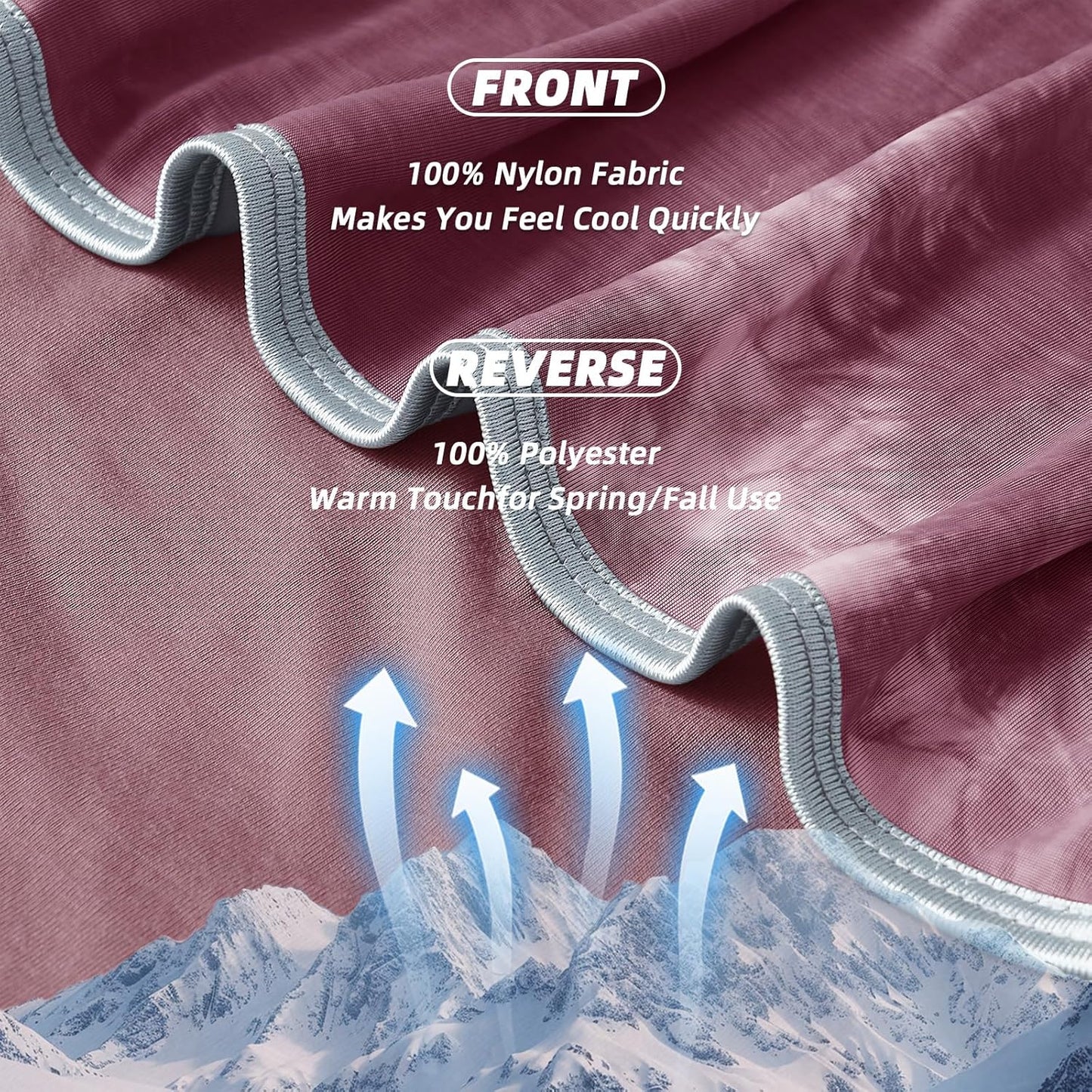 inhand Cooling Blanket King Size (90"x108"), Cooling Blankets for Hot Sleepers, Absorbs Heat to Keep Adults Cool for Summer Nights Sweats, Thin Cold Lightweight Blanket for Couch Bed, All Season Use