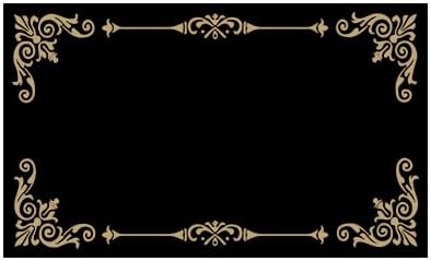 Beautifully Engraved Plaque, Plate, Name Plate in Black and Gold - 4.5" x 2.5" and More Sizes