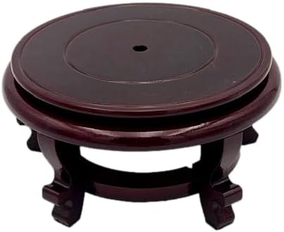 Wooden Fishbowl Display Vase Pot Planter Stand Plant Pot Display Stand (7.50)