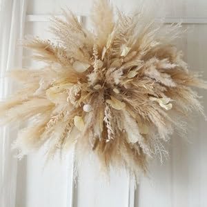 1pc Bohemian Wedding Archway Flower, Corner Swag for Arch, Outdoor Wedding Backdrop, Pampas Grass Floral Arrangement