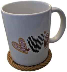 Elegant Woven Coaster Set – 3D Printed PLA with Cork Base