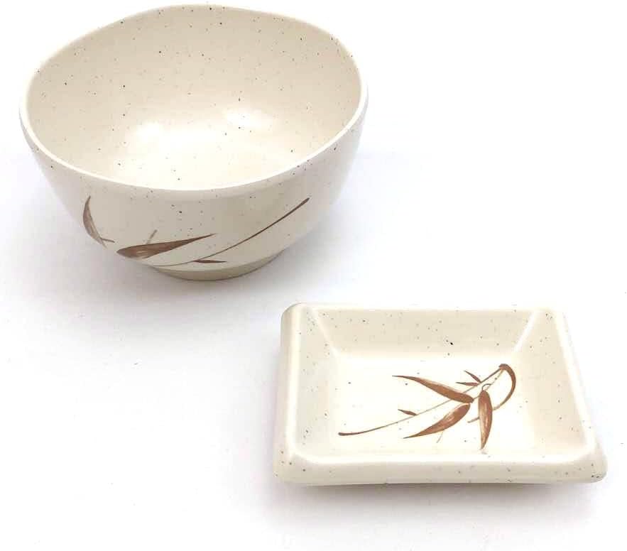 JapanBargain 2401x4, Set of 4 Plastic Soy Sauce Dish Dipping Bowl Japanese Style Sauce Bowl Appetizer Dish