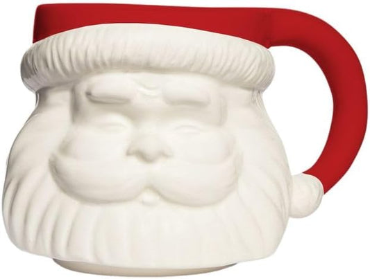 Sweet Water Decor Red Santa Hat Coffee Mug, 19oz Ceramic Christmas Mug, Dishwasher & Microwave Safe, Large Holiday Winter Cup for Coffee, Tea & Hot Chocolate, Stocking Stuffer Gifts for Women