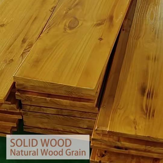 Long Floating Shelf for Wall 72 inch,Long Shelves Set of 5,Large Wall Mounted Bookshelf with Heavy Duty Brackets (Orange Brown, 72 Inch)