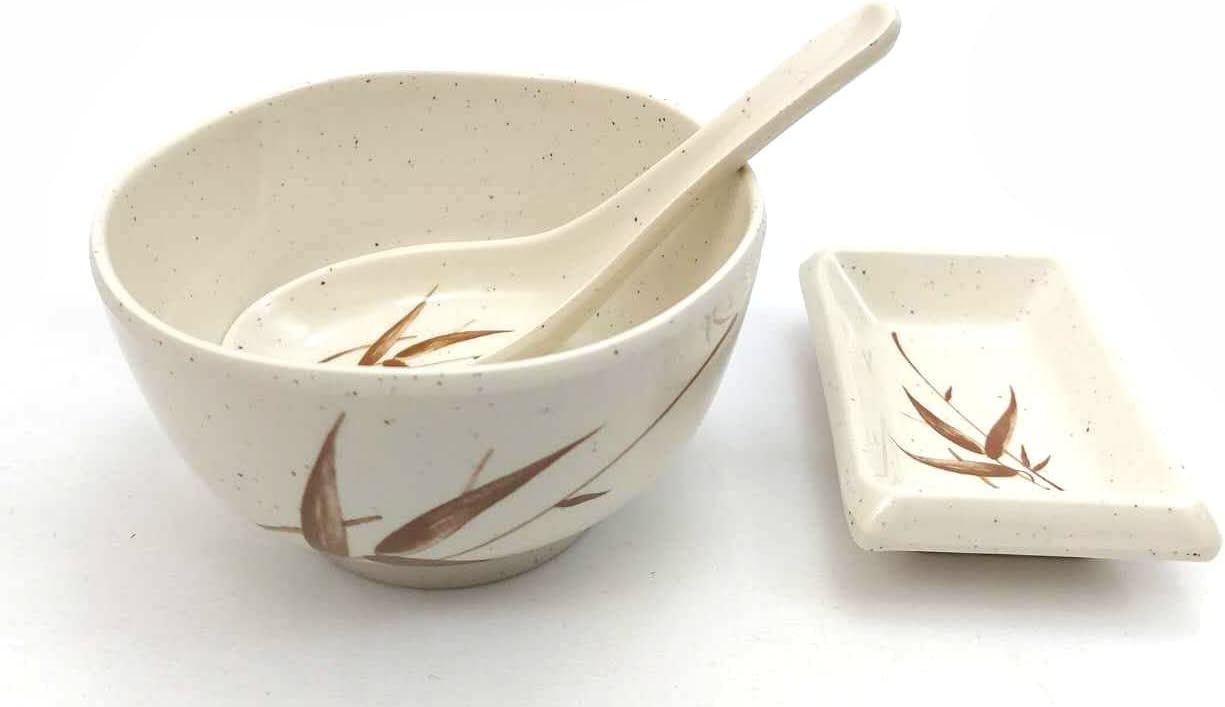 JapanBargain 2401x4, Set of 4 Plastic Soy Sauce Dish Dipping Bowl Japanese Style Sauce Bowl Appetizer Dish