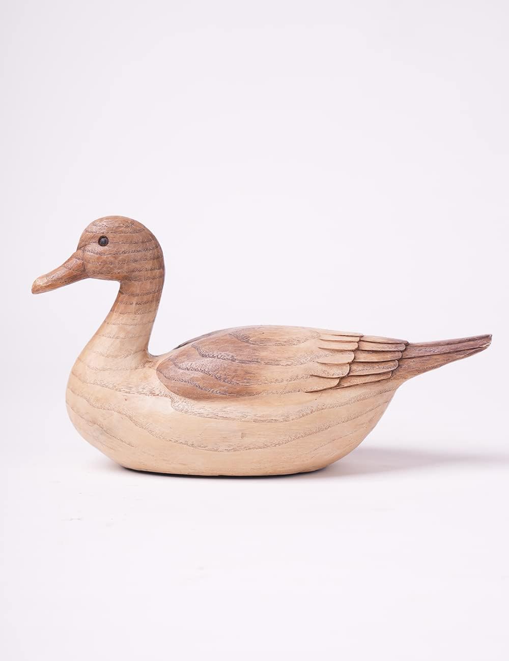HAUCOZE Duck Decor Statue Animal Figurine Sculpture Modern Arts Polyresin 11.0inch