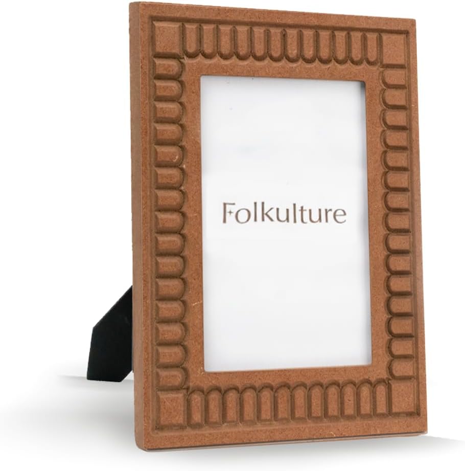 Folkulture Picture Frames | (5 x 7) Wooden Fall Picture Frame- Wall Decor | House Decor- Birthday Gift for mother | Large Picture Frames for Office Decor| Photo Frame Gifts for Women, Wedding.