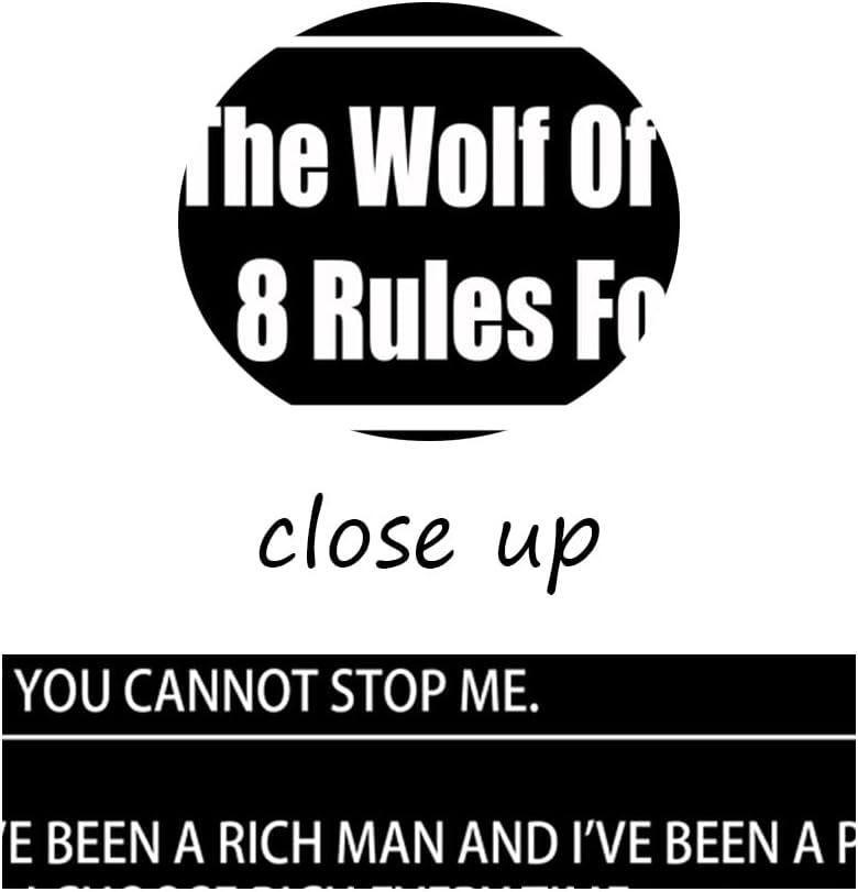 Inspirational Canvas Wall Art 8 Rules for Success Picture Poster Motivation Quotes Print on Canvas Use for Home Kitchen Living Room Office Decor Artwork Framed Ready to Hang [18''Wx 24''H]