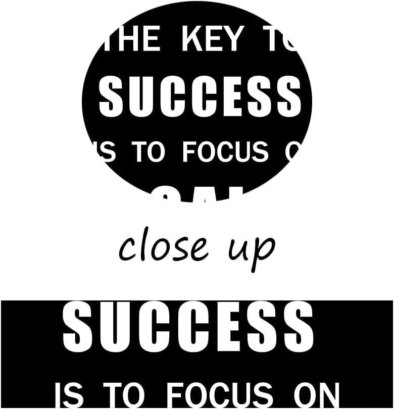 GoForArt Dream Big Motivational Canvas Wall Art, Inspirational Famous Quote Bedroom Living Room Decor, Positive Modern Landscape Mountain Office Dorm Room Poster Print (Motivational-04, 12.00" x 18.00")