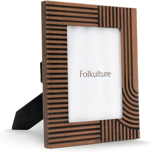 Folkulture Picture Frames | (5 x 7) Wooden Fall Picture Frame- Wall Decor | House Decor- Birthday Gift for mother | Large Picture Frames for Office Decor| Photo Frame Gifts for Women, Wedding.