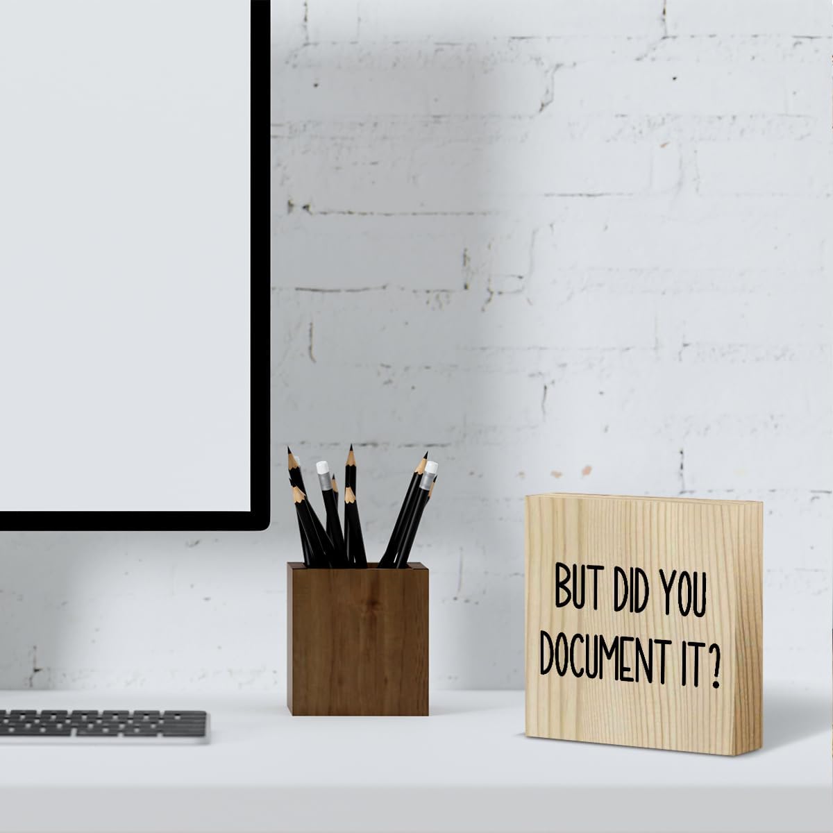 Funny HR Decor Office Decor Human Resources Office Desk Decor HR Wooden Box Sign for Tabletop Bookshelf Thank You Gifts for Home Farmhouse Meeting Room Bedroom Library Retirement Boss Day Wood Color