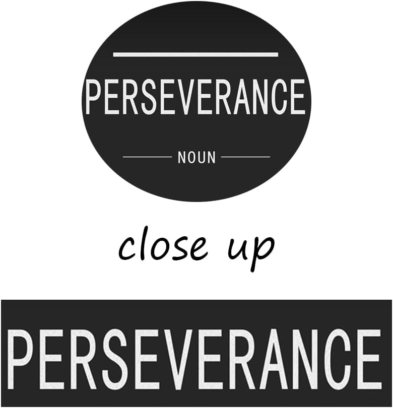 Inspirational Canvas Wall Art Perseverance Noun Printing Poster Motivational Entrepreneur Quotes Poster Artwork Office Workplace Living room Wall Decor Frame Ready to Hang[18"W x 24"H]
