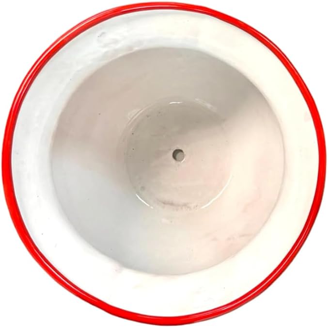 Talavera Michoacana Planter XL Pot Folk Art Multicolor Mexican Pottery Home Decor Hand Painted Garden Indoor Handmade Outdoor 18.5" (Multi 7)