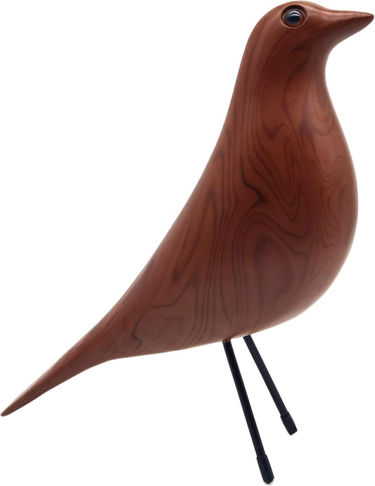 Mid-Century Home Décor House Bird - Office House Desk Dove Sculpture Pigeon Ornament Arts Gift Replica (Wood Color)…