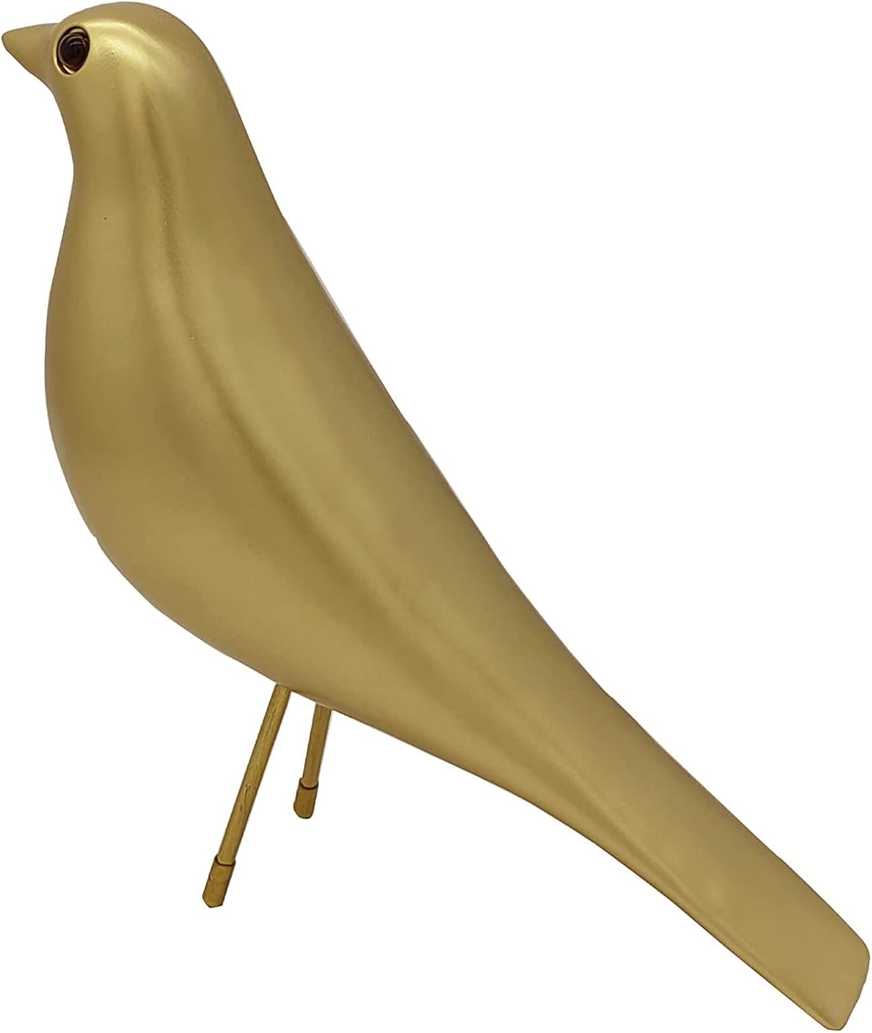 Mid-Century Home Décor House Bird - Office House Desk Dove Sculpture Pigeon Ornament Arts Gift Replica (Gold)…