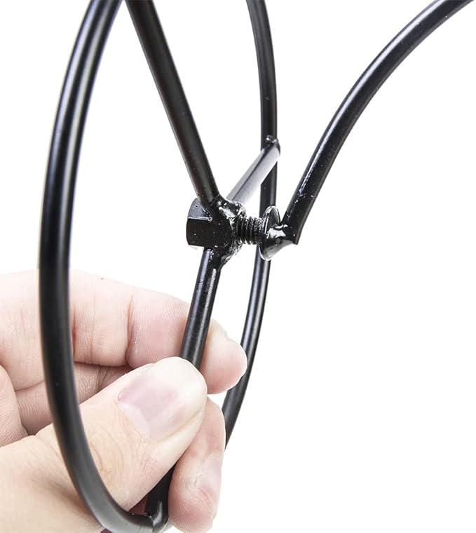 Ornament Display Stand Air Plant Stand Iron Hanging Stand Flower Pot Stand Rack Holder for Hanging Glass Globe Witch Ball Terrarium Christmas Ornament and Home Wedding Decoration(Black) (Moon)