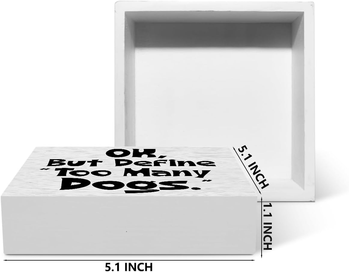 Funny Dog Definition Groomer Vet Pet Dog Gifts Rustic Wooden Box Sign, Desk Decor Office Desk Accessories for Table Shelf Home Farmhouse Bathroom Cubicle Decorations Wood Block Plaque Box Rescue Sign