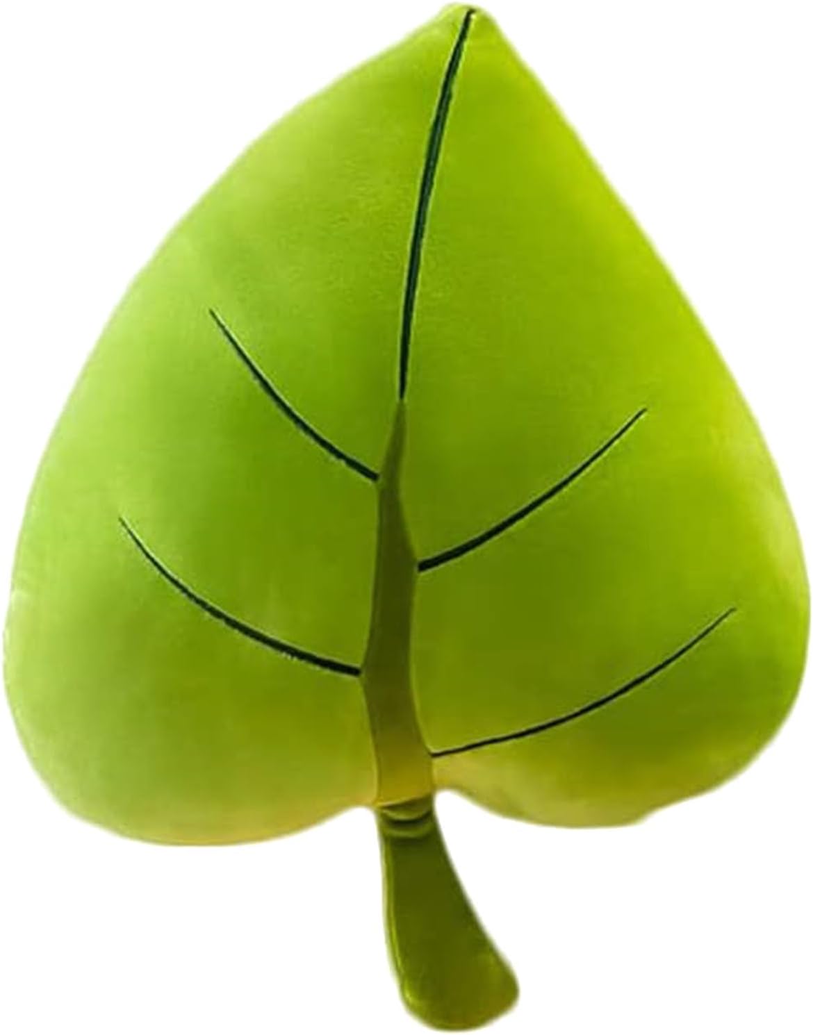 Leaf Pillow,Green Stuffed Plant Plush Leaf Shaped Cushion Pillow Decor,19.7"