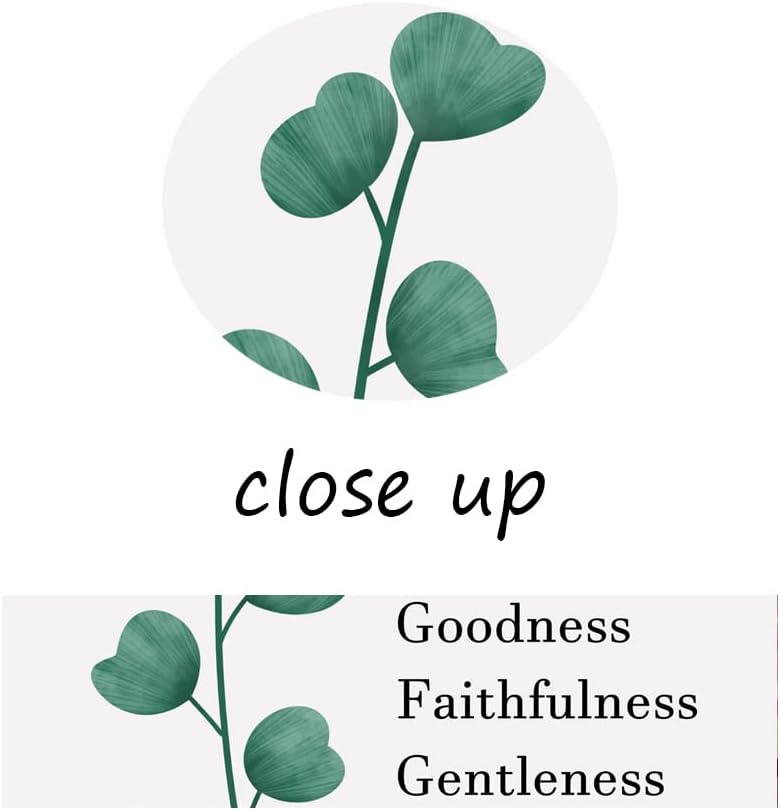 Inspirational Wall Art Motivational Canvas Christian Poster Print Inspiring Galatians 5:22 Quotes Modern Painting Picture Office Wall Decor Artwork Framed Living Room Gym Decor[24''W X 36''H]