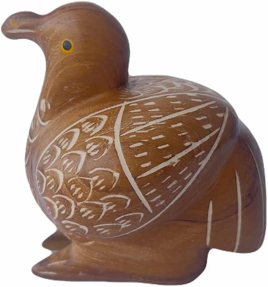 Lovely Wooden Hand Carved Wooden Animal Statue, Boho Decor Sculpture Art Decorative Rustic Home Decor Accent Handmade Handcrafted Decoration (Bird)