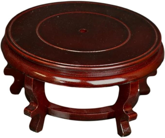 Wooden Fishbowl Display Vase Pot Planter Stand Plant Pot Display Stand (10.50)