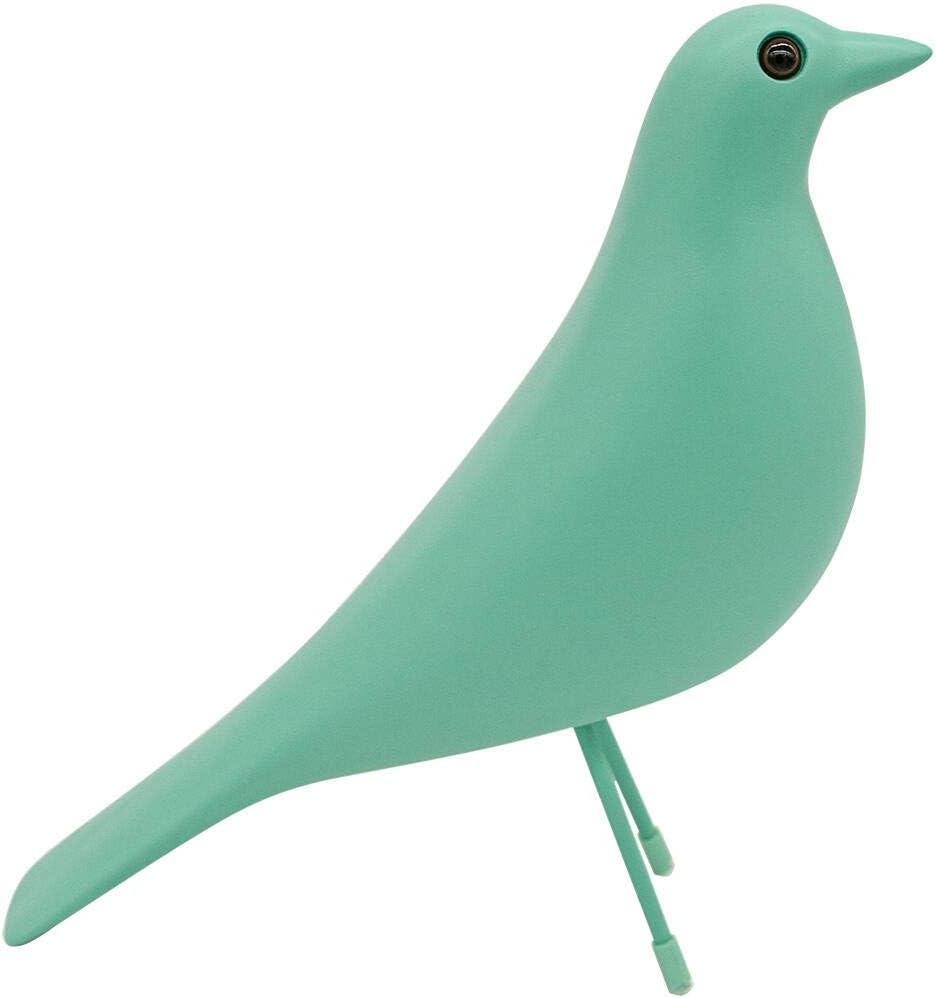 Mid Century Home Decor, House Bird, Adornment Office Home Decor, Desk Dove Ornament, Arts Pigeon Gifts, Replica Sculpture (Blue)