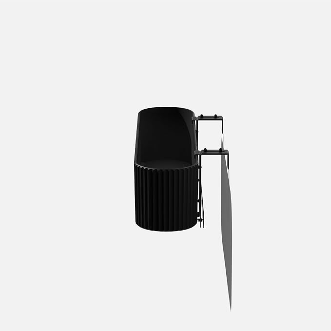 Veradek Demi Series Railing Planter - Hanging Planter Box for Windowsill/Balcony | Plastic-Stone Composite w/Railing Bracket | Modern Décor for Flowers